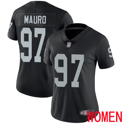 Oakland Raiders Limited Black Women Josh Mauro Home Jersey NFL Football 97 Vapor Untouchable Jersey